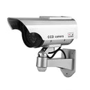 Bakeey Simulation Dummy Camera Outdoor Indoor Waterproof Security CCTV Solar Energy Simulate Cameras with LED Light