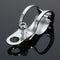 4pcs Chrome Motorcycle Front Rear Turn Signal Holder Fork Clamps Shock Bracket Cafe Racer