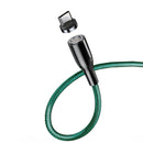 Cafele 3A LED Magnetic Night Light Nylon 1.2M Fast Charging Type-C Micro USB Data Cable for Samsung S10+ Xiaomi Mi8 Redmi Note8 HUAWEI P30Pro