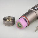 XANES ER698 4x50W LEDs 4 Colors Light Zoomable Charging Indicator UV Flashlight Fishing Lamp