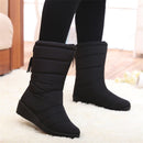 Women's Winter Outdoor Snow Boots Waterproof Rain Boots Non-Slip Keep Warm Thick Fluff