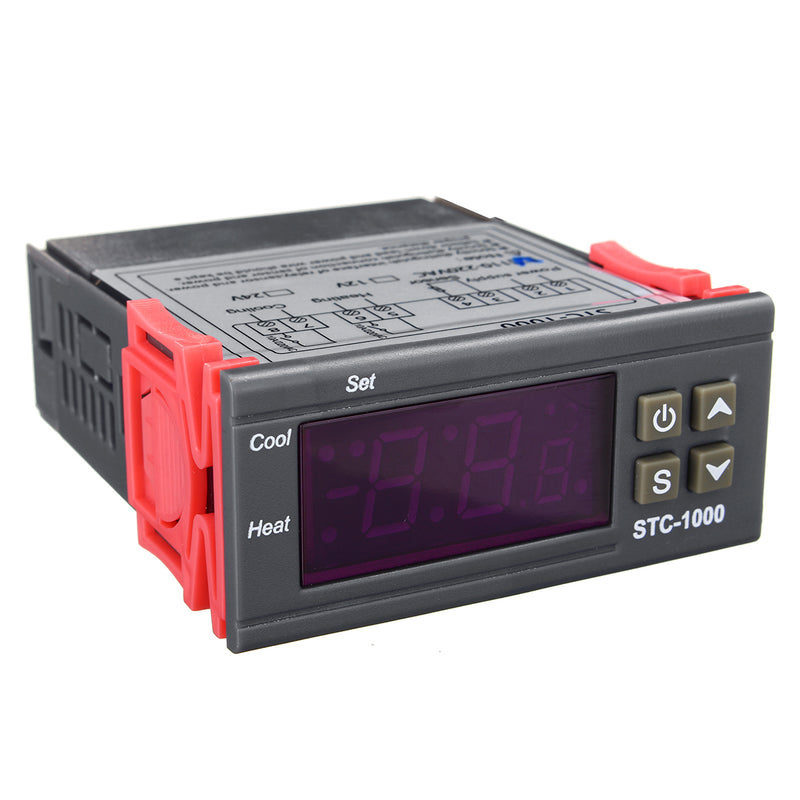 12V Temperature Controller 10A 1500W Digital Dispaly Microcomputer Temperature Controller Switch