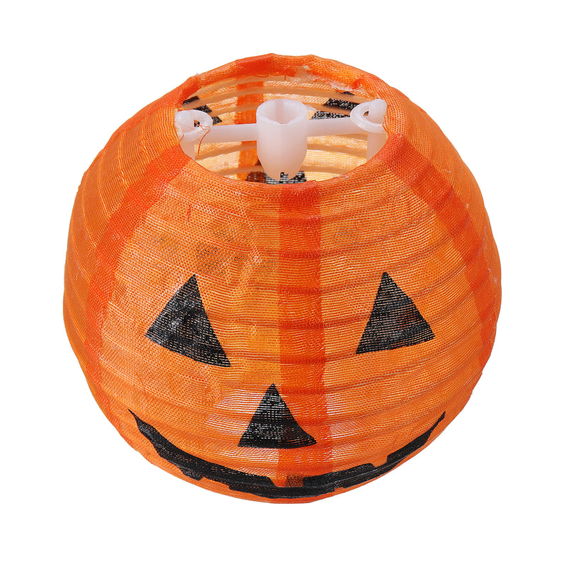 1.2M Battery Power Foldable 10 LED Warm White Halloween Pumpkin String Lantern Fairy Holiday Light