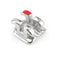 10PCS/PACK Dental Orthodontic Stainless Steel Bracket Brace Mini Roth+MBT Teeth Orthodontics Brackets