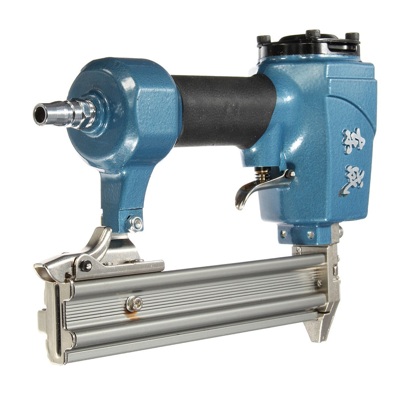 2 In 1 Heavy Duty Air Stapler/Nailer Staple Nail G un Kit Carpenter Working Tool