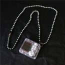 Vintage Titanium Steel Game Console Pendant Necklace Classic Mini Arcade Games Necklace