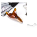 Guasha Amber Grain Resin Wax Scraping Massage Board Triangle Bird Amber Manual Massager