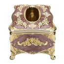 Elegant Tissue Box for Paper Towel Gold Silver Storage Boxes Container Napkins Holder Case Organizer