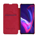NILLKIN Qin Series Vintage Flip Card Slot Holder PC Bumper PU Leather Protective Case for Xiaomi Mi 9T / Xiaomi Mi9T Pro