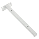 2pcs White Heavy Duty Industrial Iron Shelf Brackets Scaffold Board Floating Bracket