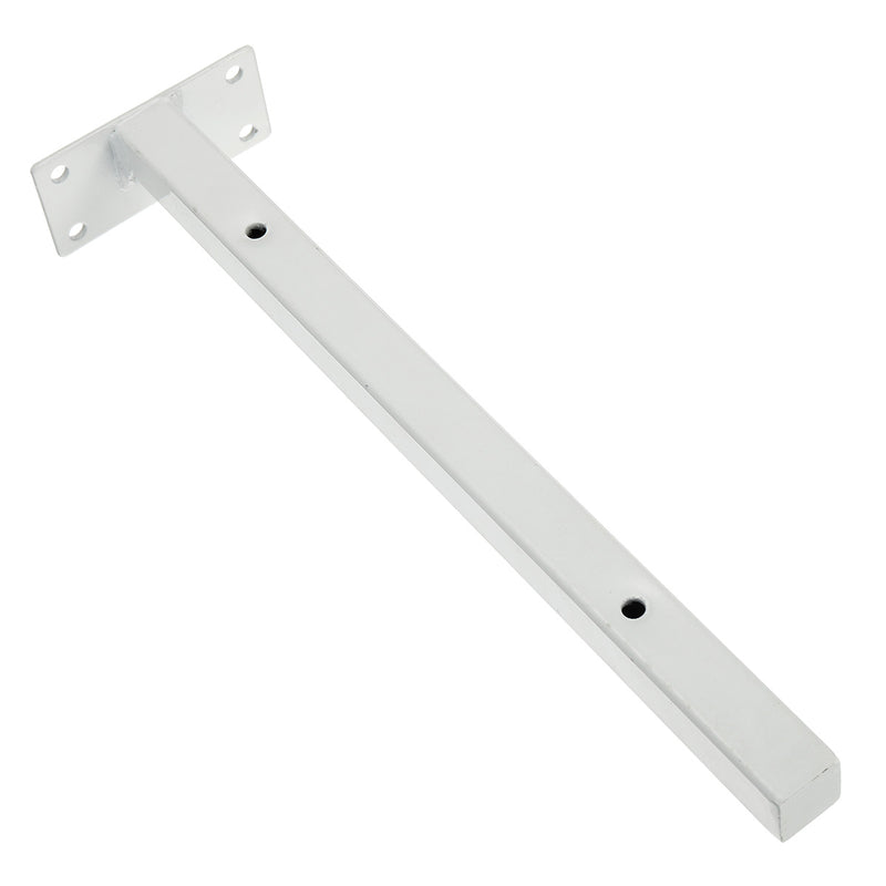 2pcs White Heavy Duty Industrial Iron Shelf Brackets Scaffold Board Floating Bracket