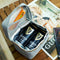 Waterproof Portable Picnic Insulated Zipper Storage Box Tote Lunch Bag Travel Supplies Oxford Cloth