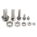 Suleve MXSP1 Steel Phillips Pan Head Screws Nuts Assortment Kit M2/M2.5/M3/M4/M5 160Pcs