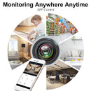 HD 1080P Wifi IP Camera 355 Pan/Tilt Rotation Night Vision Work with Amazon Alexa Google Home