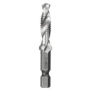 1/4 Inch Hex Shank HSS M4/5/6/8/10 Metric Screw Tap  Combination Drill Tap Bit
