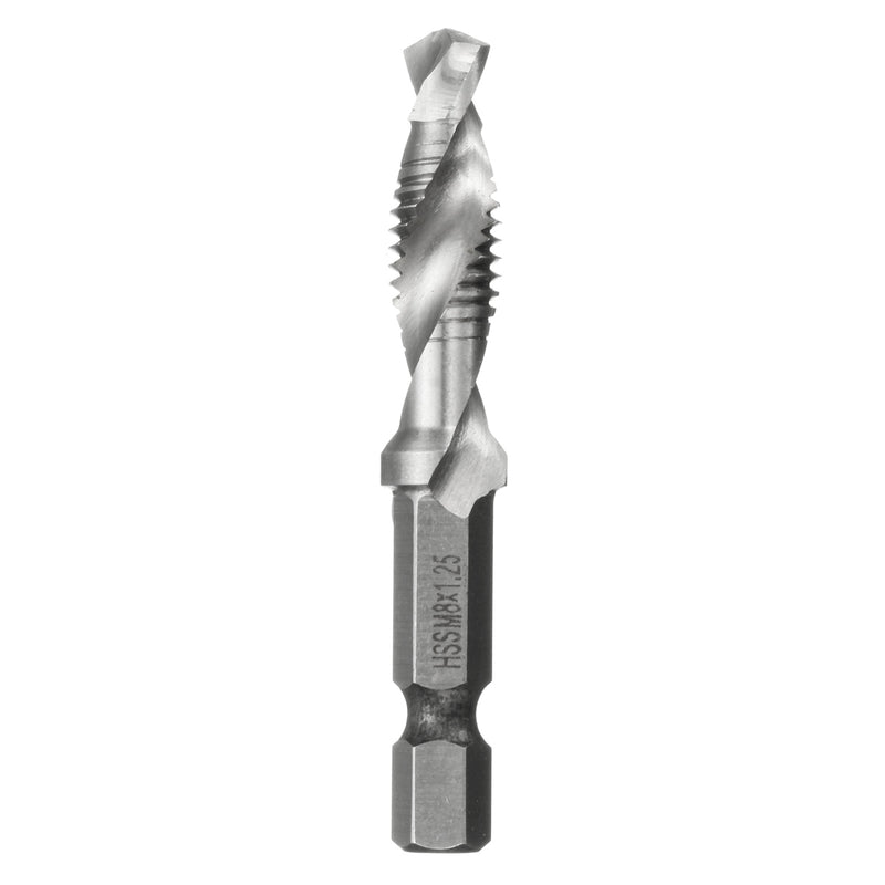 1/4 Inch Hex Shank HSS M4/5/6/8/10 Metric Screw Tap  Combination Drill Tap Bit