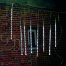 Outdoor 30cm USB LED Meteor Shower Rain 8 Tubes Xmas Light with US Plug