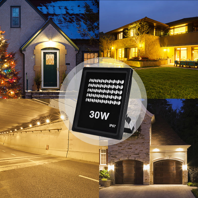 30W 220V 45LED 2550Lumens IP67 Portable Flood light Outdoor Landscape Lamp Garden Spotlight Camping Light