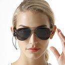 KCASA Smart bluetooth Glasses USB Earphone UV400 Sunglasses for Phone Call Music