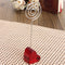 Red Stand Circle Iron Clip Card Stand Photo Card Holder Memo Paper Message Clip Desk Decor