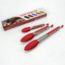 Silicone Barbecue Clip Kitchen Food Salad Grill Serving No-stick BBQ Tong