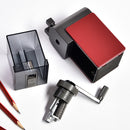 XIAOMI Ecosystem Deli 71150 2 Holes Metal Manual Pencil Sharpener Hand Crank Pencil Cutter Students Stationery Office School Supplies