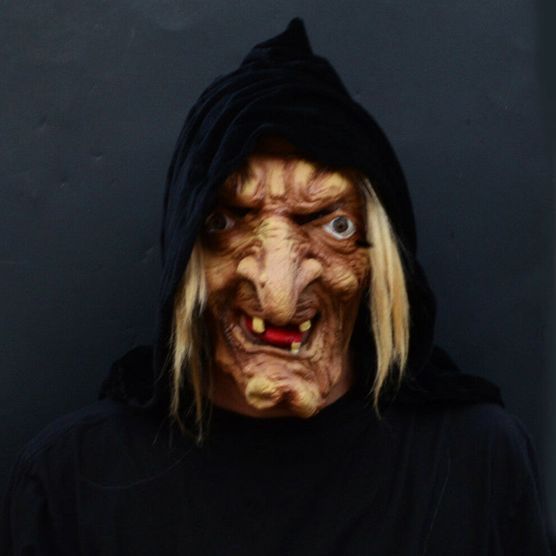 Halloween Comic-con Cosplay Latex Costume Mask Scary Snow White Witch Mask