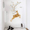 Miico SK9345 Golden Deer Painting Sticker Wall Sticker Home Decorative Sticker Removable Sticker
