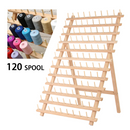 120 Spool Wood Thread Cone Holder Rack Organizer Kit For Sewing Quilting Embroidery