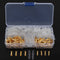 Excellway TC02 120Pcs Brass Bullet 3.5mm Terminal Male and Female Connector