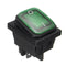 On-Off-On 4 Pin 12V LED Light Rocker Toggle Latching Switch Waterproof For Car Boat