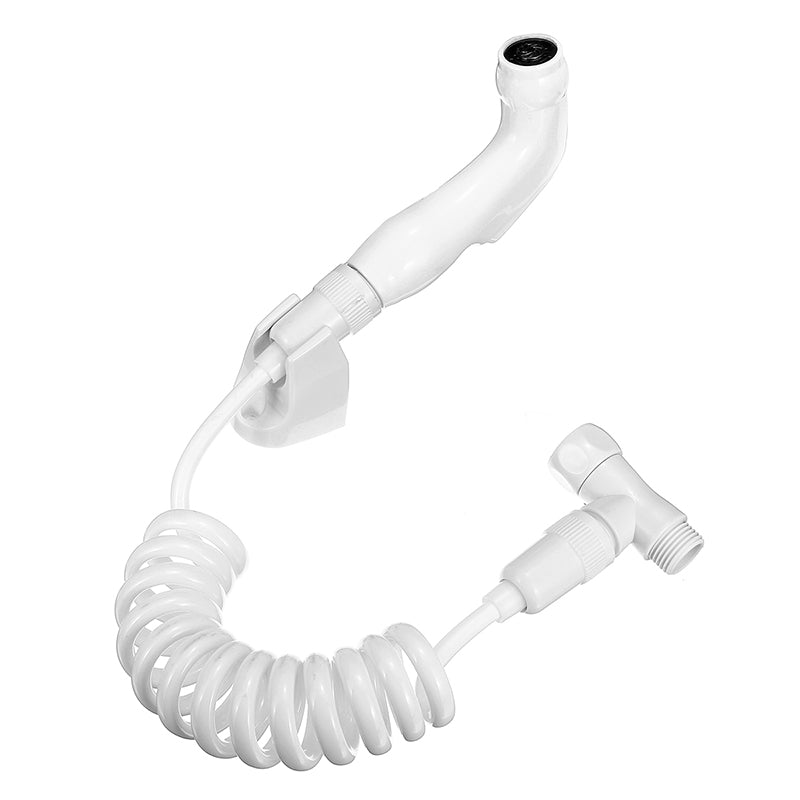 Toilet Shattaf Adapter Spray Handheld Home Shower Head Wall Bracket Hose Kit