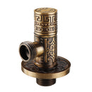 Antique Brass Triangle Valve Bathroom Accessory G1/2 Brass Angle Stop Valve Filling Valve Cylinder Type