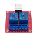 5pcs 2 Channel 5V HID Driverless USB Relay USB Control Switch Computer Control Switch PC Intelligent Control Relay Module