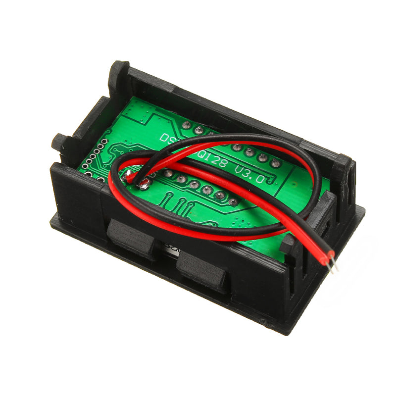 10pcs 12-60V ACID Red Lead Battery Capacity Voltmeter Indicator Charge Level Lead-acid LED Tester