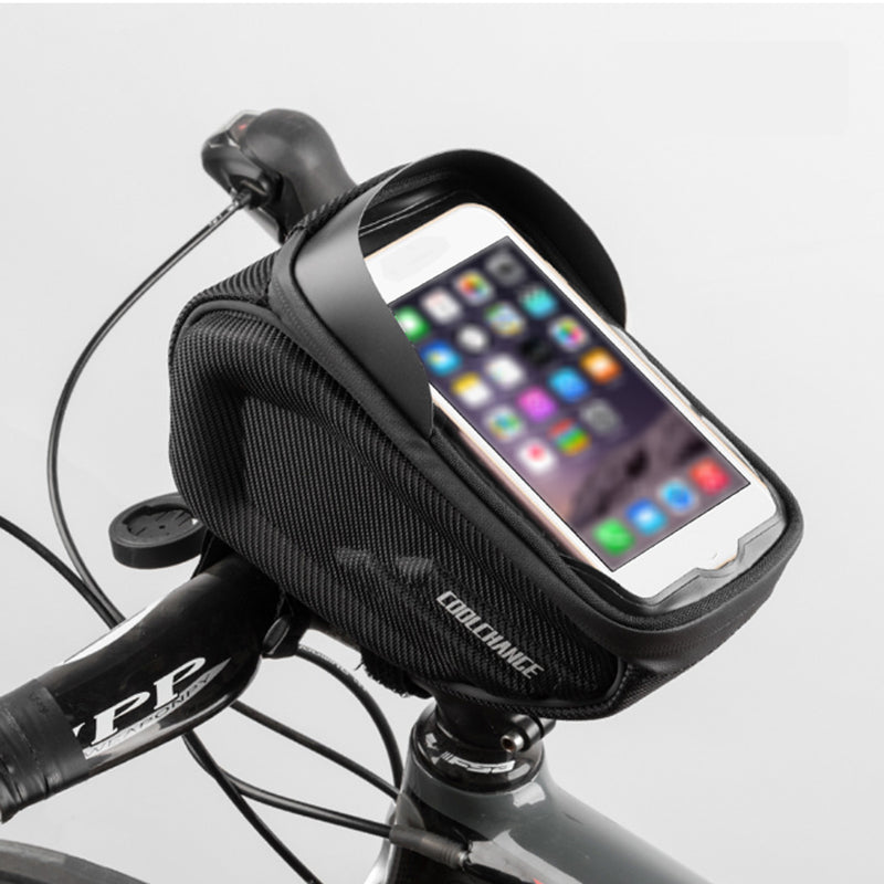 CoolChange Waterproof Bike Bag Frame Phone Holder Motorcycle Cycling GPS Bag 6inch/6.2inch Touch Screen