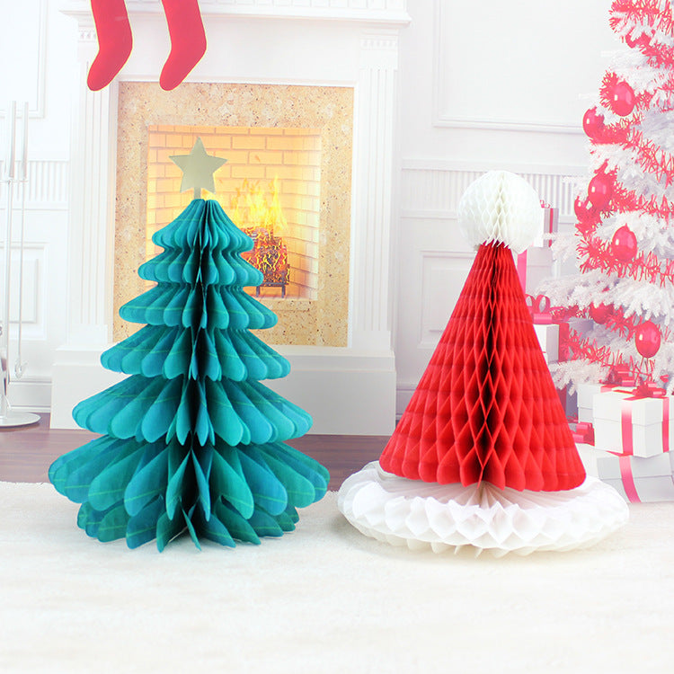 Christmas DIY Decorations Tree Hat Snowman Comb Ball Party Christmas Pendant & Drop Ornaments Suppli