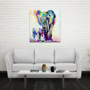 Miico Hand Painted Oil Paintings Animal Elephant Paintings Wall Art For Home Decoration