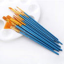 Zhuting 51001 10 Pcs Blue Rod Nylon Writing Brush
