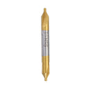Drillpro 6pcs HSS Center Drill Bit 1/1.5/2/2.5/3/5mm 60 Degree Titanium Coated Countersink Drill Bit