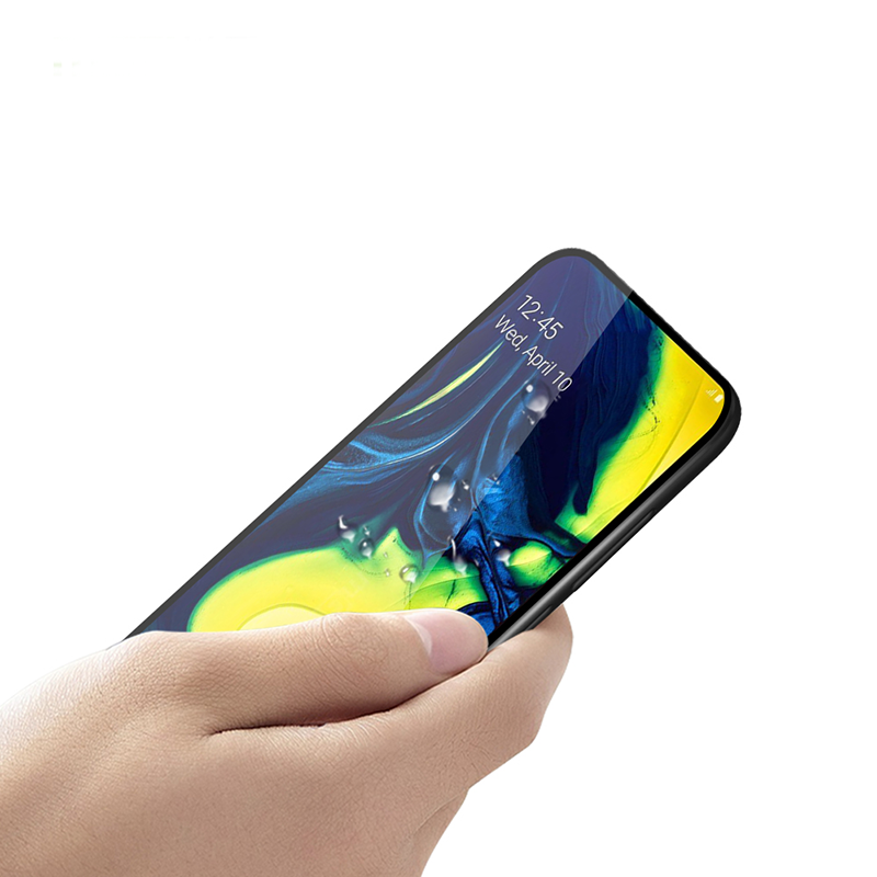 Mofi Anti-Explosion Full Coverage 2.5D Curved Edge Tempered Glass Screen Protector for Samsung Galaxy A80 2019