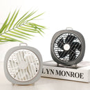 DC 5V 4W Portable USB Fan Air Cooling Cooler with Night Light for Desktop Office Travel