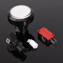 5Pcs White 45mm Arcade Video Game Big Round Push Button LED Lighted Illuminated Lamp