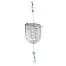 ZANLURE 10g Stainless Steel Wire Fishing Bait Lure Cage Fishing Trap Basket Feeder Holder