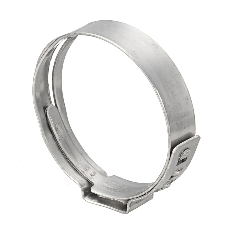 50pcs 1inch Stainless Steel Ear PEX Clamp Cinch Rings Crimp Pinch Fitting Tube