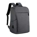 USB Chargering Backpack Double Storage Large Capacity Outdoor Business Laptop Bag- Standard