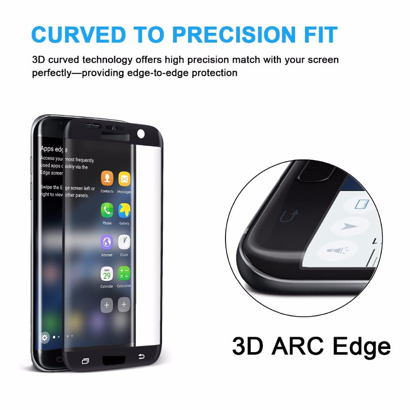 Bakeey 3D Curved Tempered Glass Screen Film For Samsung Galaxy S7 Edge
