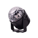 7W RGBYW Voice Activated Remote Control LED Crystal Magic Ball Stage Light for Bar Show AC100-240V