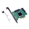 4 Port PCI-Express X1 SATA 3.0 6Gb/s Expansion Adapter Card Chipset For Marvell