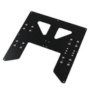 Black/Silver Aluminum Y Carriage Hot Bed Support Plate with Slider for 3D Printer